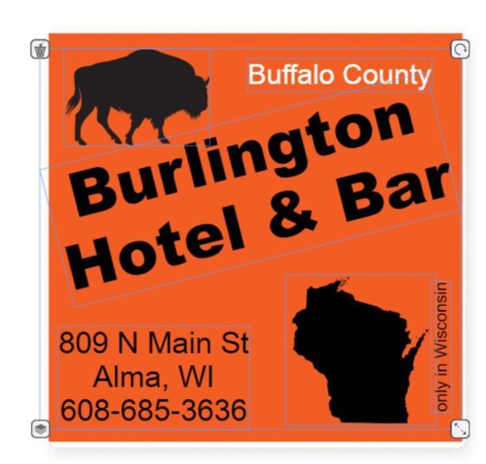The Burlington Hotel & Bar - Alma Wi Buitenkant foto